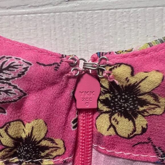 Bailey 44 Day Dream Paisley Pink Ruffle Dress Size Small - Picture 6 of 8